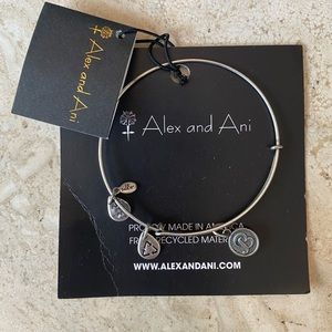 Alex & Ani Initial “B” Bangle Bracelet